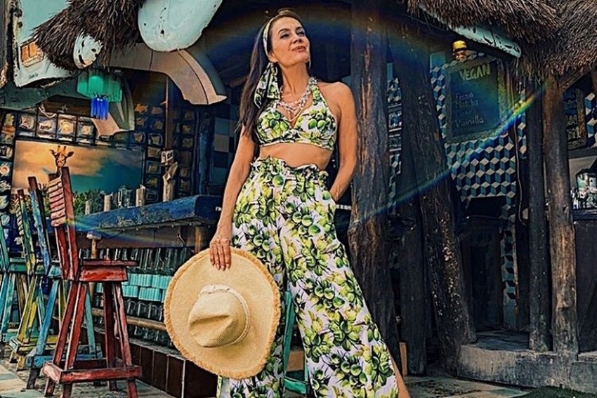 Claudia Métne em fashion trip no México visita a cidade de Tulum