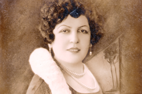 Quadro de Dona Adma Jafet - Acervo do Centro de Memória do Hospital Sírio-Libanês