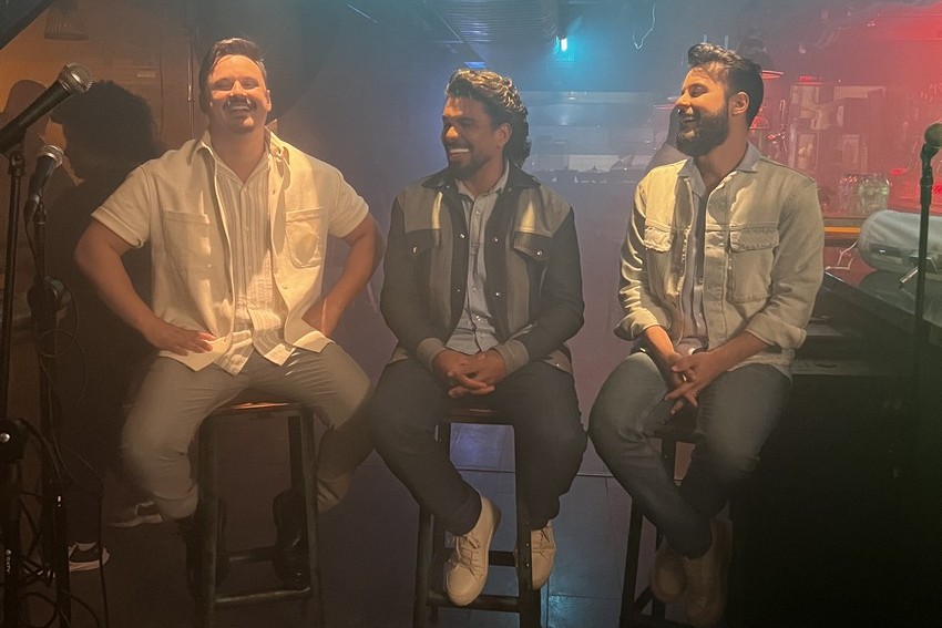 Ao lado de Clayton & Romário, Thales Lessa grava videoclipe inédito