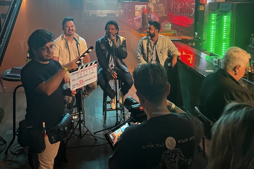 Ao lado de Clayton & Romário, Thales Lessa grava videoclipe inédito