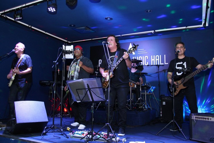 Banda Sincron no palco