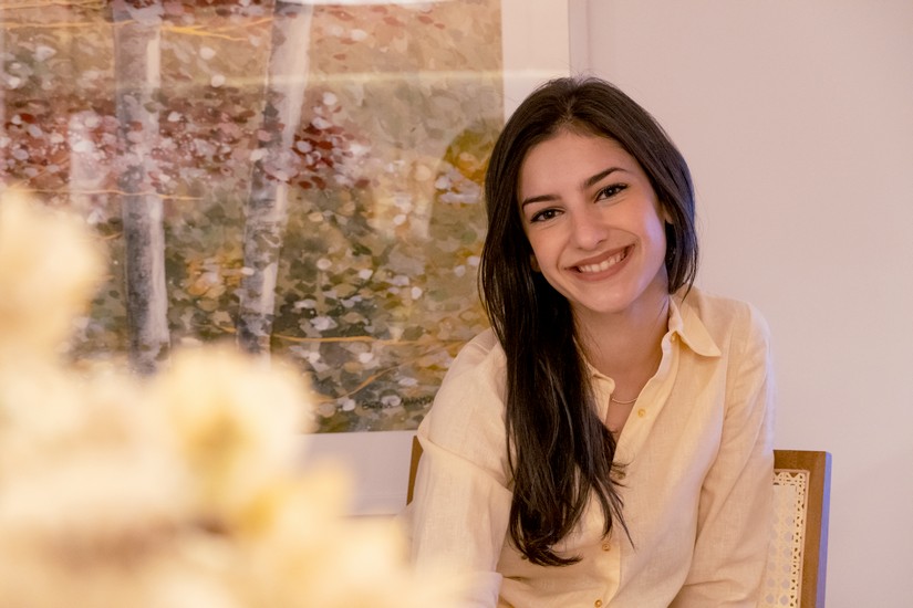 Betina Abramovitz em seu atelier