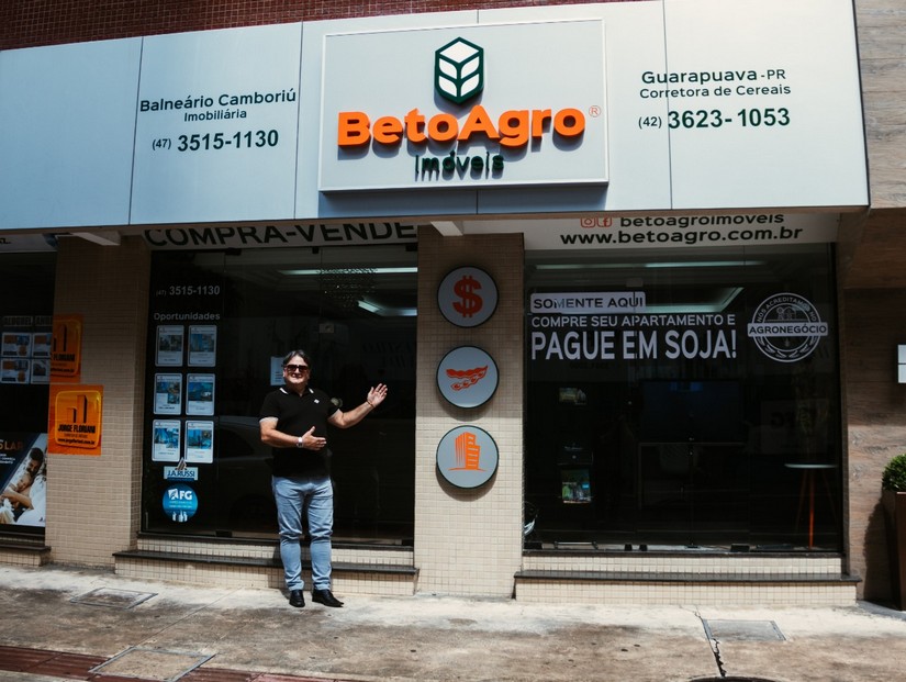 Beto Xavier à frente da Beto Agro Imóveis em Balneário Camboriú