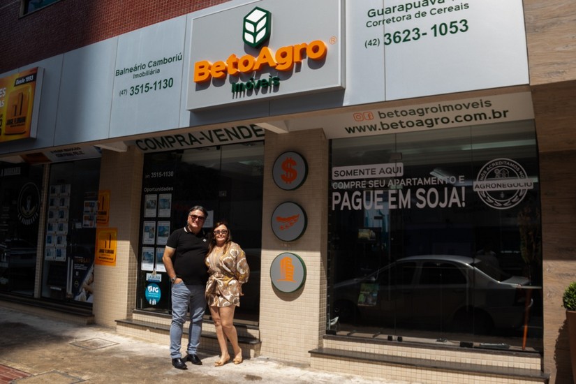 Beto Xavier com a esposa Ana Maria