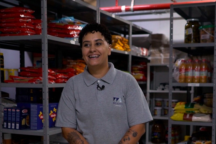 Bianca Pimenta, auxiliar de almoxarifado