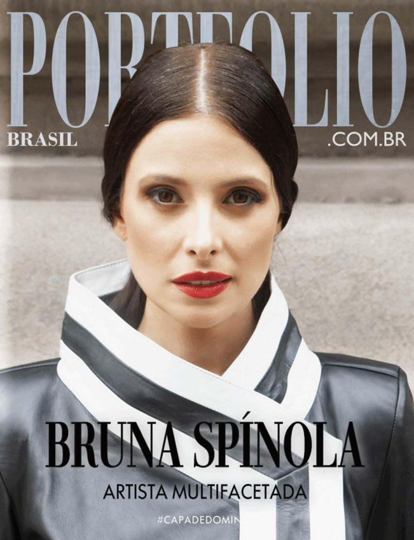 Bruna Spínola, artista multifacetada, em nossa Capa de Domingo