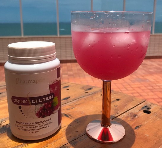 Drinque de colágeno hidrolisado em pó Pharmapele - restaura beleza da pele