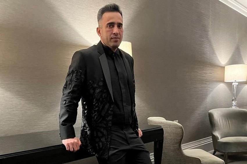 Estilista Charles Hermann na primeira fila da Maison Valentino