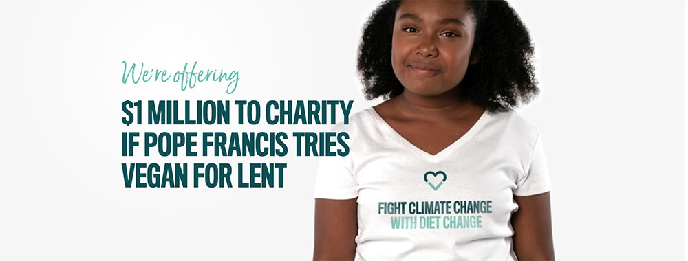 Campanha mundial oferece US$ 1 milhão para o Papa Francisco