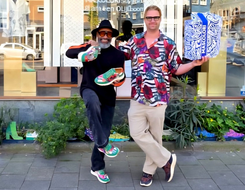 O estilista das celebridades Hermes Inocencio faz sua primeira collab internacional com a Mascolori, abrindo caminho na Europa