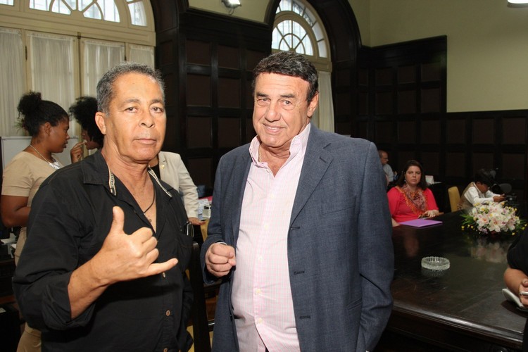 Hyldon e Jorge Perlingeiro