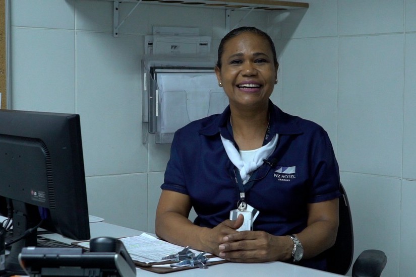 Idenilce Leitao Ferreira, supervisora de andares