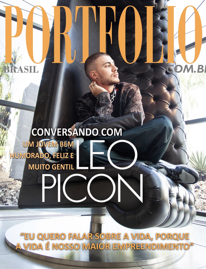Leo Picon, um jovem bem humorado, feliz e muito querido