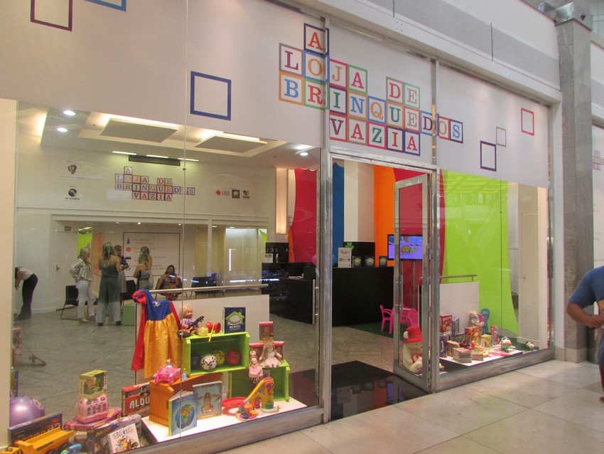Nova edição da Loja de Brinquedos Vazia no Shopping Vitória