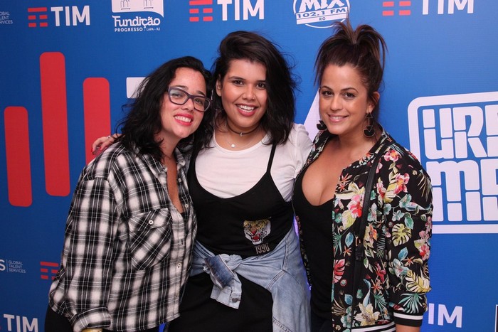 Luciana Bastos, Thaiane Teodoro e Dani Toledo