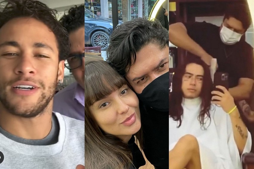 Luciano Alves, visagista expert em cabelos masculinos, e os clientes famosos