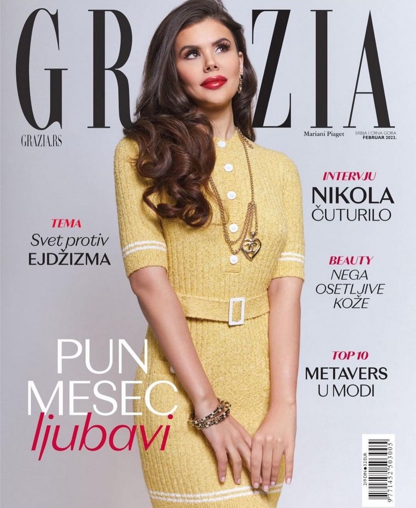 Mariani Piaget, capa de revista europeia, fala sobre sua relação com a moda