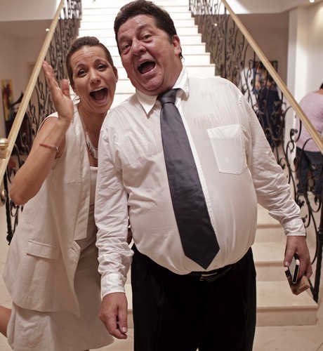 Mina com Stepan Nercessian