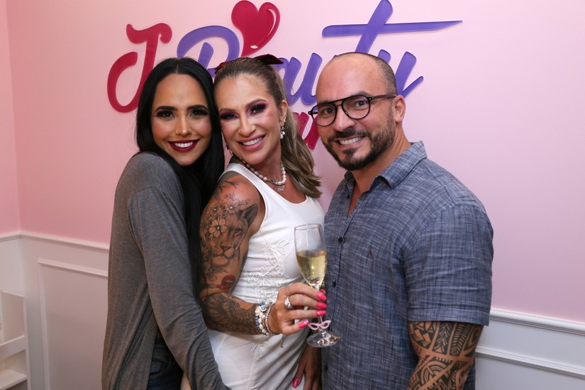 Perlla, Juliana Bittencourt e Leandro Cunha
