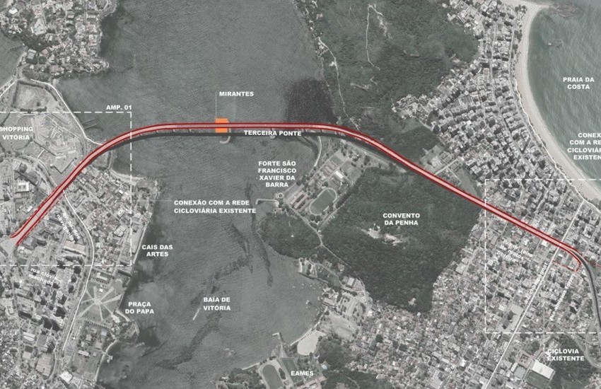 Governo do estado do Espírito Santo  autoriza início das obras de ampliação da Terceira Ponte