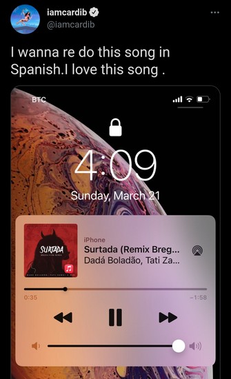 Rapper Oik chamou a atenção da cantora Cardi B com o hit Surtada