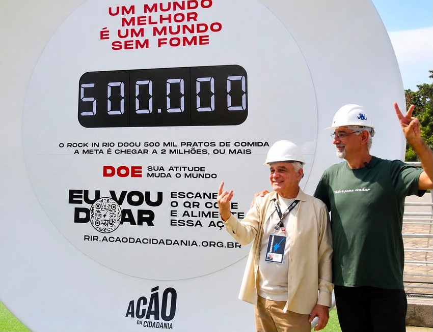 Rock in Rio inicia campanha social com meta de 2 milhões de pratos doados