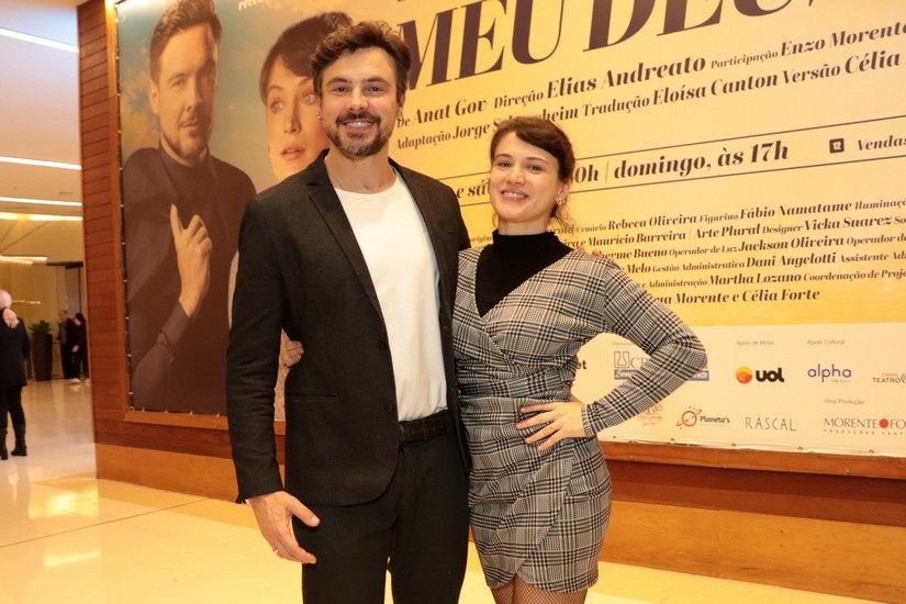 Bianca Bin e Sergio Guizé estreiam ‘Meu Deus!’ no Teatro das Artes, com direção de Elias Andreato