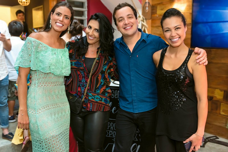 Tatiana Rabello, Danny Ortali, Rafael Cortez e Chef Sabrina Kanal, Master Chef e prorpietária do La Carrosse