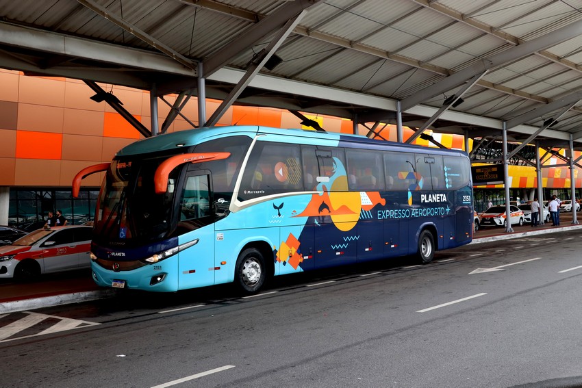 Viação Planeta com linhas regulares do Aeroporto de Vitória para o sul do estado