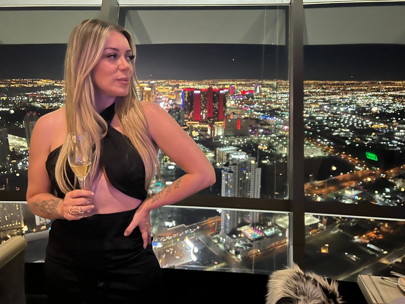 Violinista Daiana Mazza em viagem pelos EUA