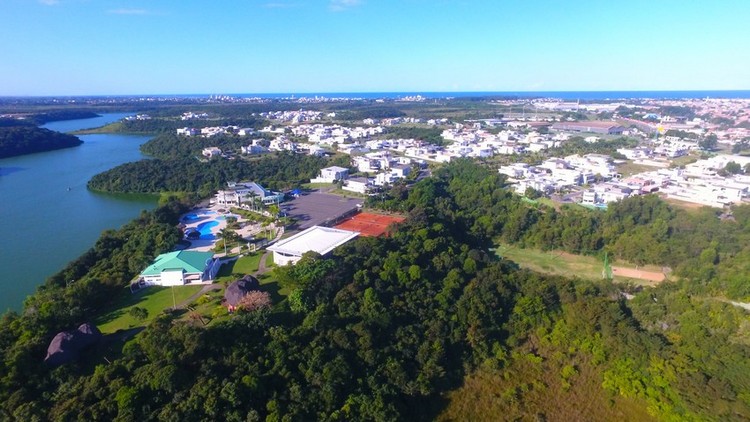 Vista aérea do Boulevard Lagoa