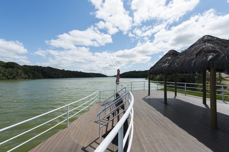 Vista para Lagoa Jacuném no Boulevard Lagoa