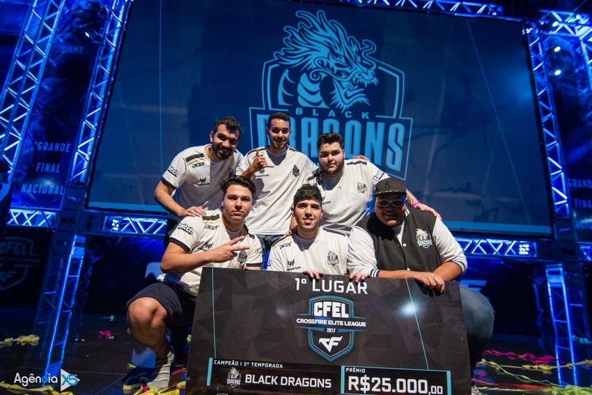 Equipe brasileira Black Dragons disputa mundial de CrossFire