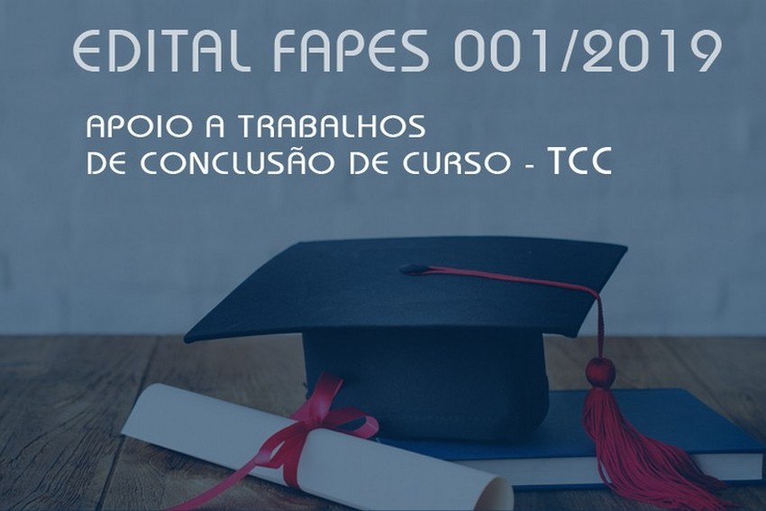 Fapes recebe inscrições para Bolsa TCC até 30 de maio