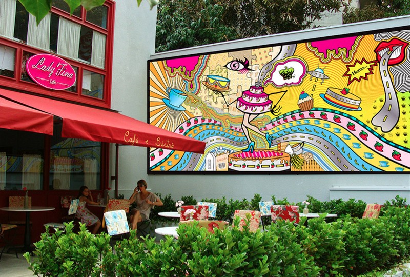 O charmoso espaço de eventos Lady fina, criado por Laura Wie,