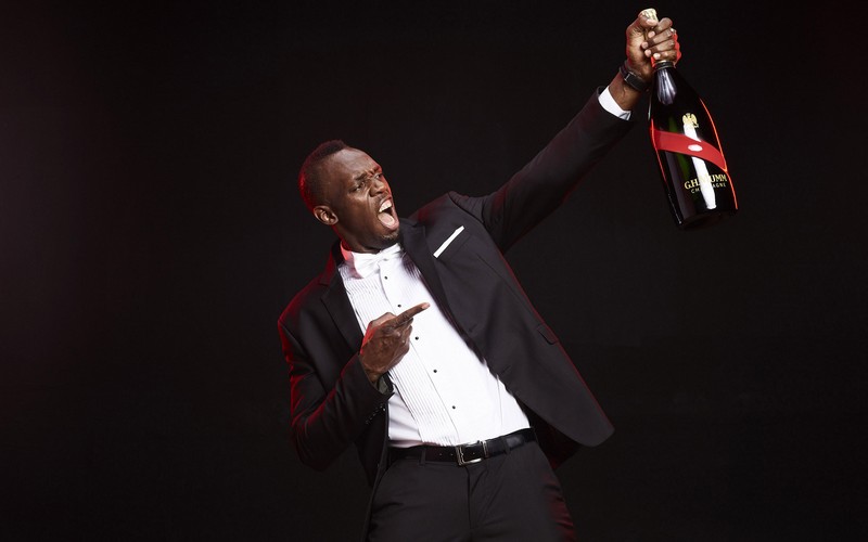 A Maison Mumm revela os segredos do sucesso de Usain Bolt
