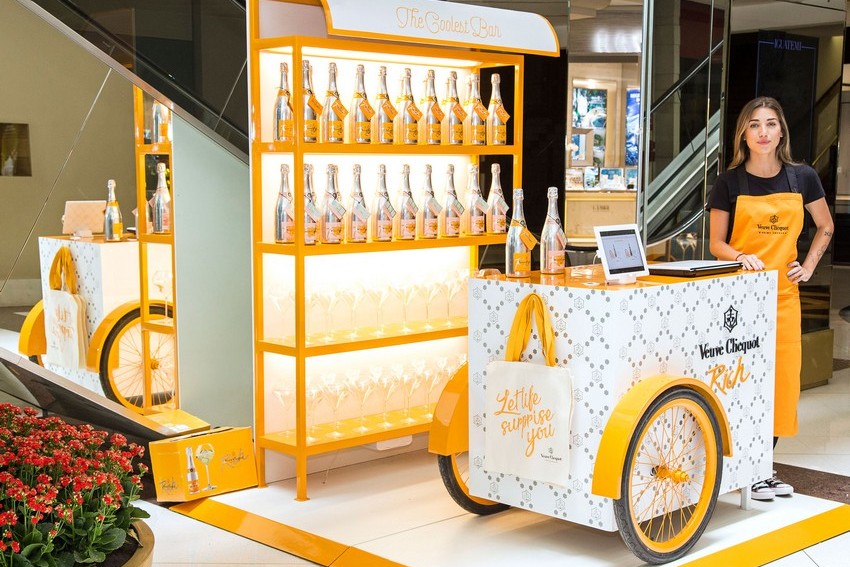 Veuve Clicquot inaugura pop up store